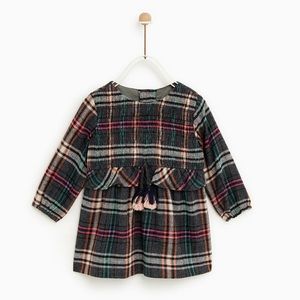 Zara | plaid dress